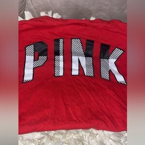 PINK (Oversized) Buffalo Plaid T-Shirt